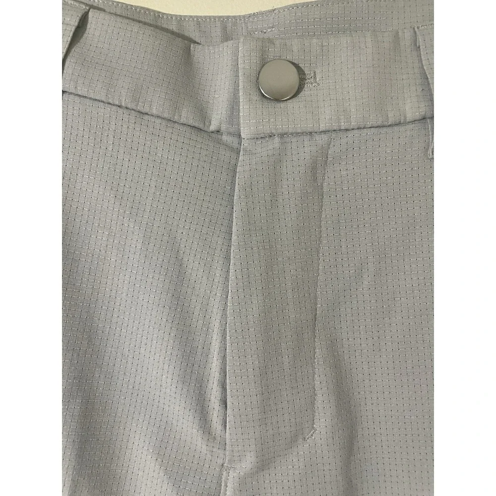 Lululemon Commission Casual Ventlight Mesh Pants Mens Size 34 Light Grey